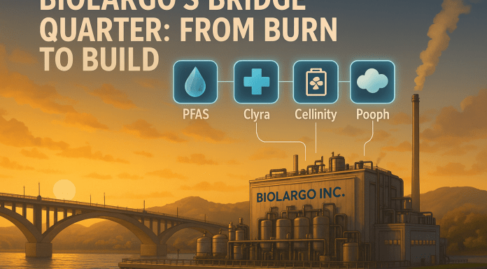 BioLargo: Between Cash Burn & Commercialization BioLargo Cash Burn to Commercialization