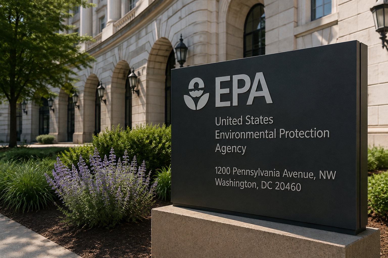 EPA Front Building Sign EPA Front Building Sign