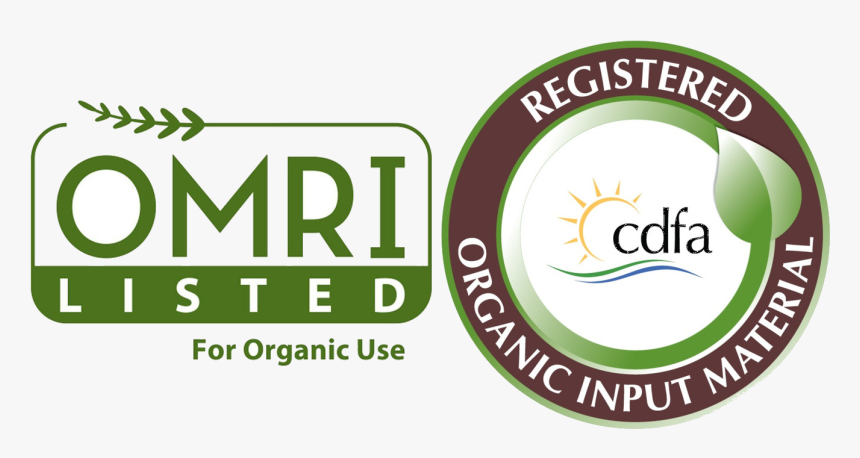 OMRI Listed and CDFA Seals OMRI Listed and CDFA Seals